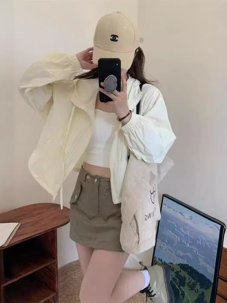 Sun-protective Clothing Women's Summer Thin Coat 2024 New Arrival Short Loose Casual All-match Sun-protective Clothing Top