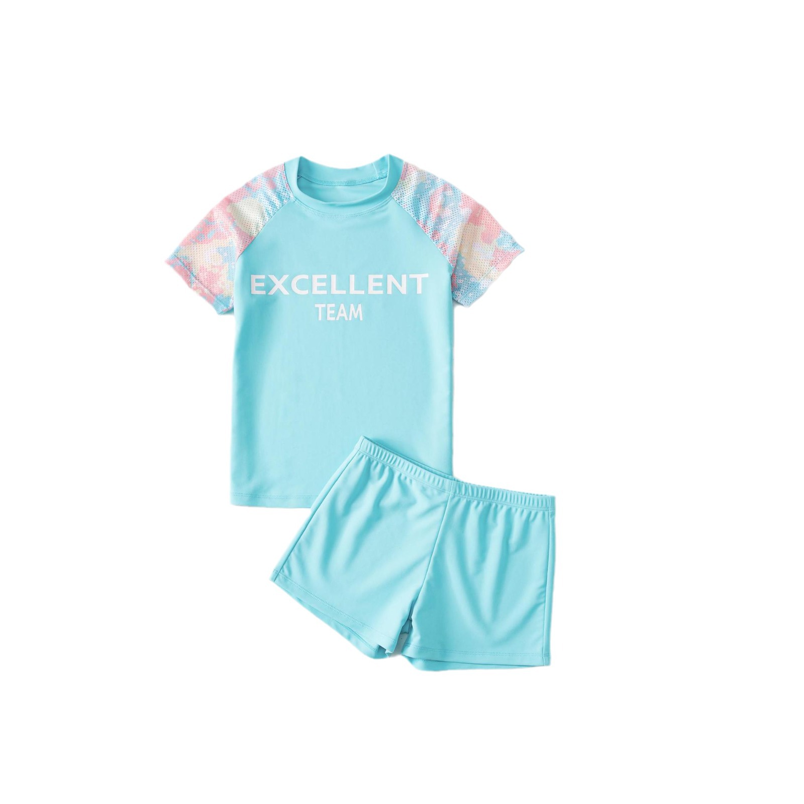 Children's swimwear boys and girls children split swimming trunks swimwear 2025 children's baby foreign trade South Korea swimwear wholesale