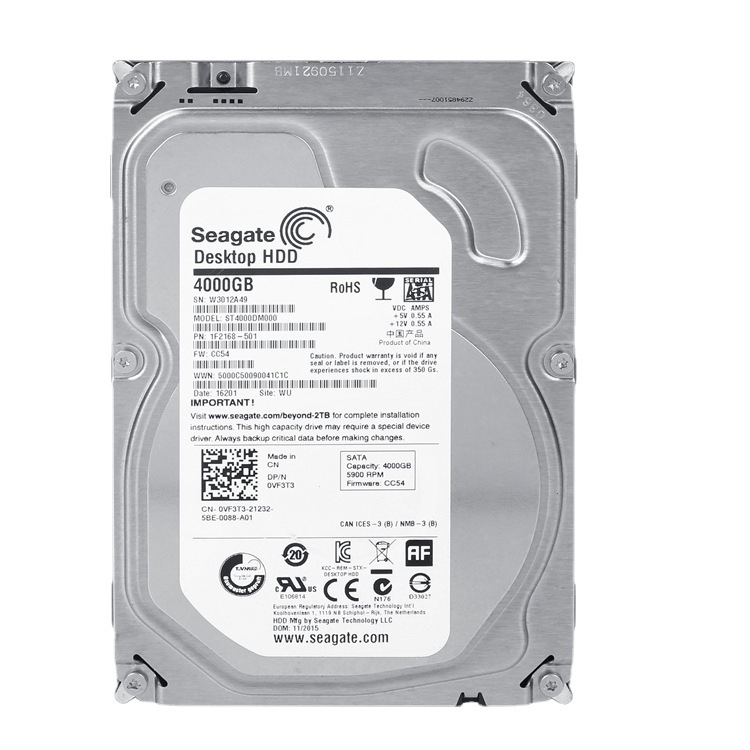 Desktop Computer Hard Drive 500g 1Tb 3.5inch Mechanical Hard Drive Sata Hdd 2Tb 4Tb High Capacity