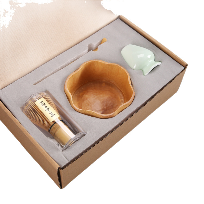 Tea-style Matcha Brush Baibenli Tea-style Combination Song Dynasty Point Tea Matcha Tea Maker Tool Set Japanese Gift Box