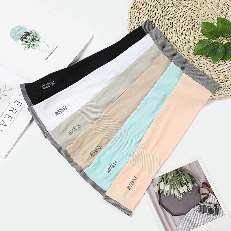 Summer Cycling Ice Silk Sleeves Sun Protection Ice Silk Sleeves for Men and Women Driving Ice Sleeves Wholesale Full Printing Custom Logo