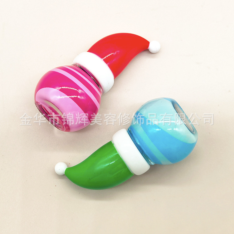 For Export Only Christmas Water-Based Nail Polish Christmas Hat Spiral Nail Polish
