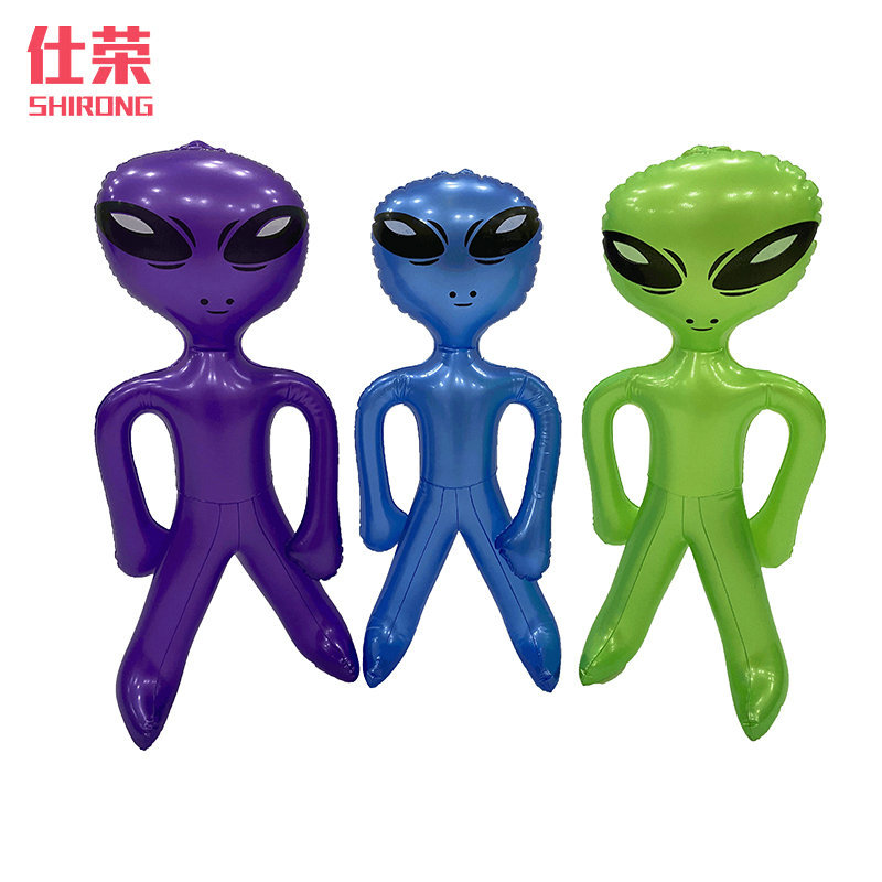 Inflatable Alien PVC Cartoon Doll Toy Children's Doll Inflatable Toy Pneumatic Model Printable LOGO