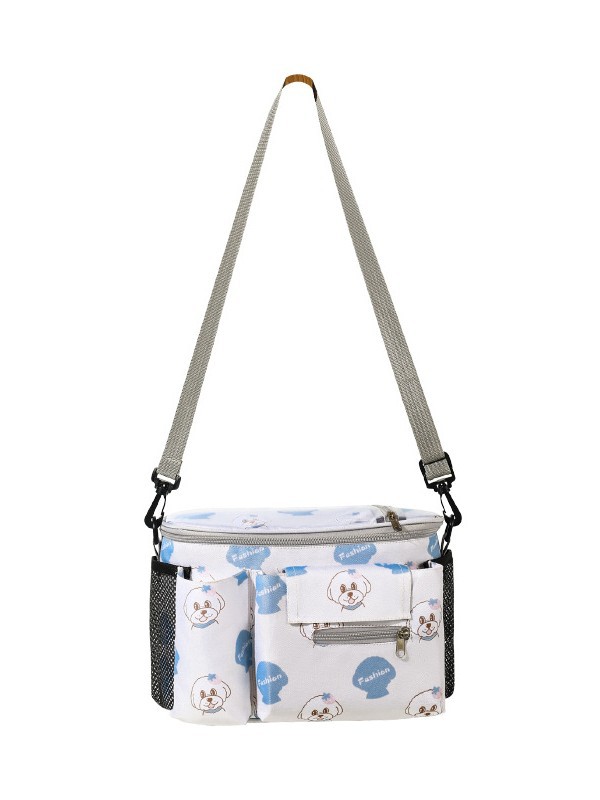 Mommy Bag Fashion Lightweight Baby Stroller Hanging Bag Storage Bag Walking Baby Artifact Storage Bag Shoulder Outdoor Maternal and Baby Bag