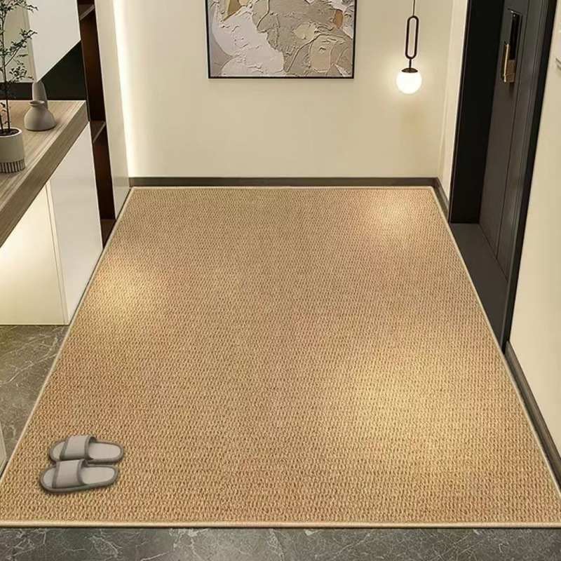 Simple Sisal Scratching Board Plain Carpet Doorway Living Room Cream Coffee Table Solid Color Pineapple Bedroom Bedside Mat