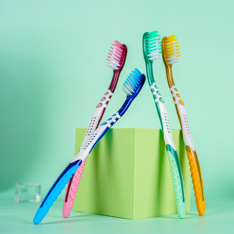 Men's and Women's Soft-Bristled Toothbrush, Adult Soft-Bristled Toothbrush, Household Filament, Soft-Bristled Single Pack, High-Density Toothbrush Filament, Individually Packaged