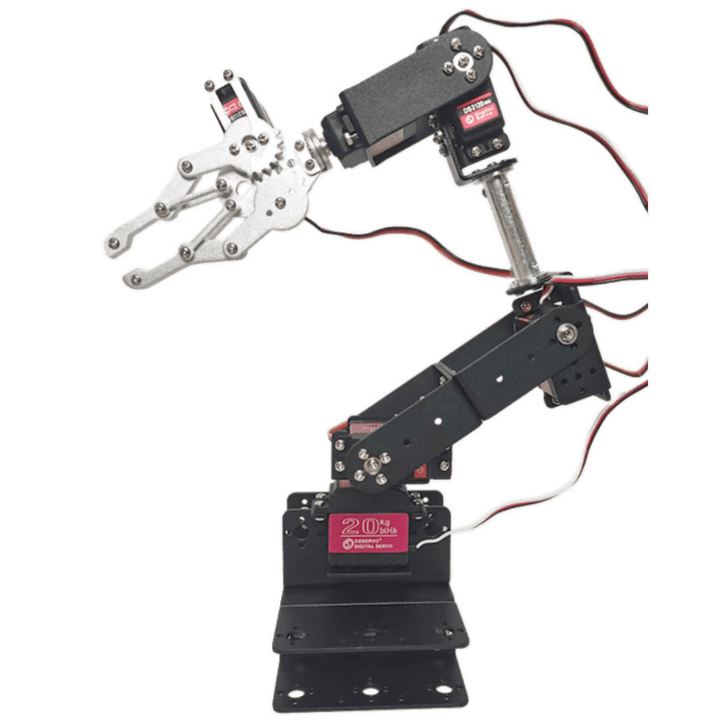 Mechanical arm freedom steering gear pan-tilt bracket six degrees of freedom platform accessories axis robot mechanical arm