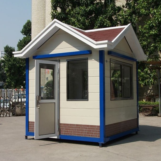 Security Booth Metal Carved Guard Booth European-Style Steel Structure Movable Garbage Room Scenic Area Utility Room Duty Guard Room