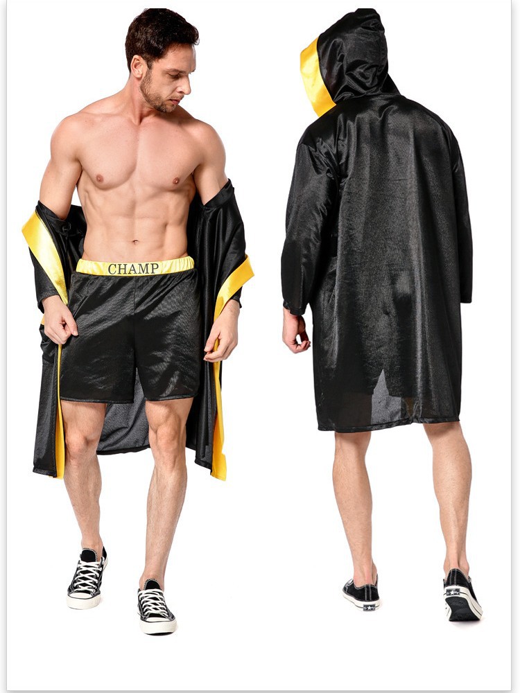 New Hooded Adult Men's and Women's Boxing Uniforms, Boxing Cloaks, Sanda Cloaks, Cloaks, Stage Catwalks