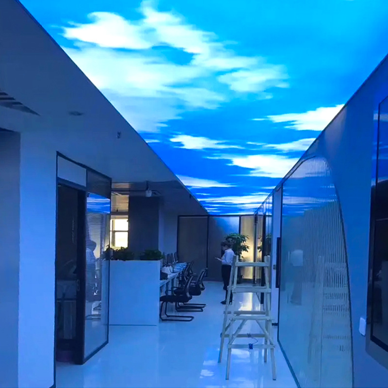 Core scenery 220V block chain lamp soft film ceiling light source LED advertising light box 110V high voltage diffuse reflection light bar