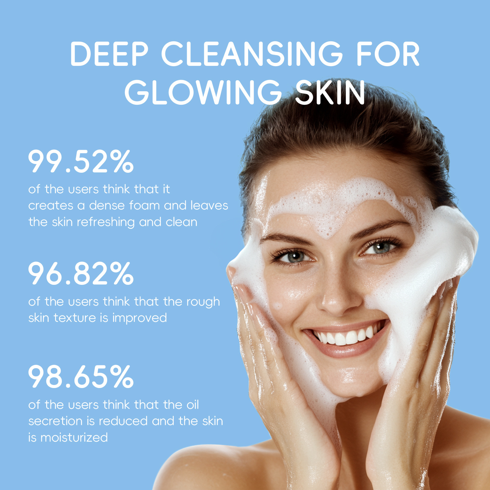 Cross-Border New Product Laiko Milk Facial Cleanser 50g Hydrating Moisturizing Cleans Pores Cross-Border Export Facial Cleanser Wholesale