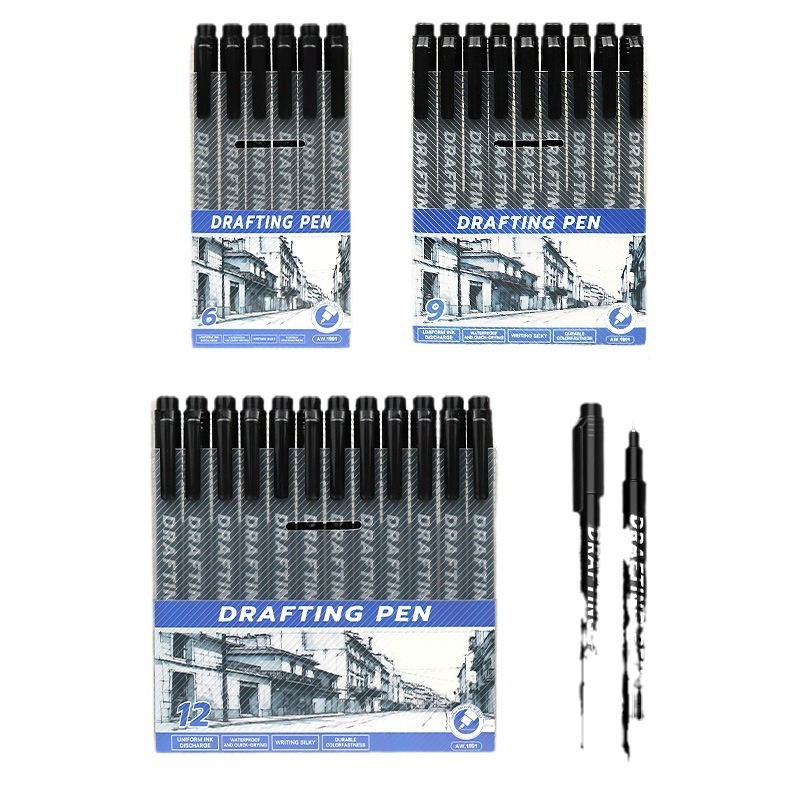 Needle pen cherry blossom with Gouline pen art cartoon drawing special needle pen hand-painted design pen suit wholesale