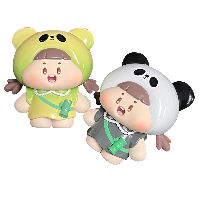 Mengli Trendy Custom-Made Resin Crafts Ornaments Tea Cup Accessories Pen Accessories Pvc Doll Small Ornaments Customization