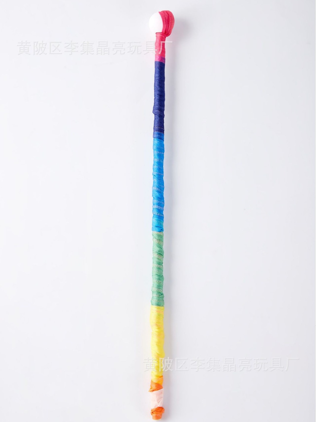 Silk Dance Ribbon Baton Gymnastics Ribbon Children Dance Performance Ribbon 2 m Long Rainbow Dance