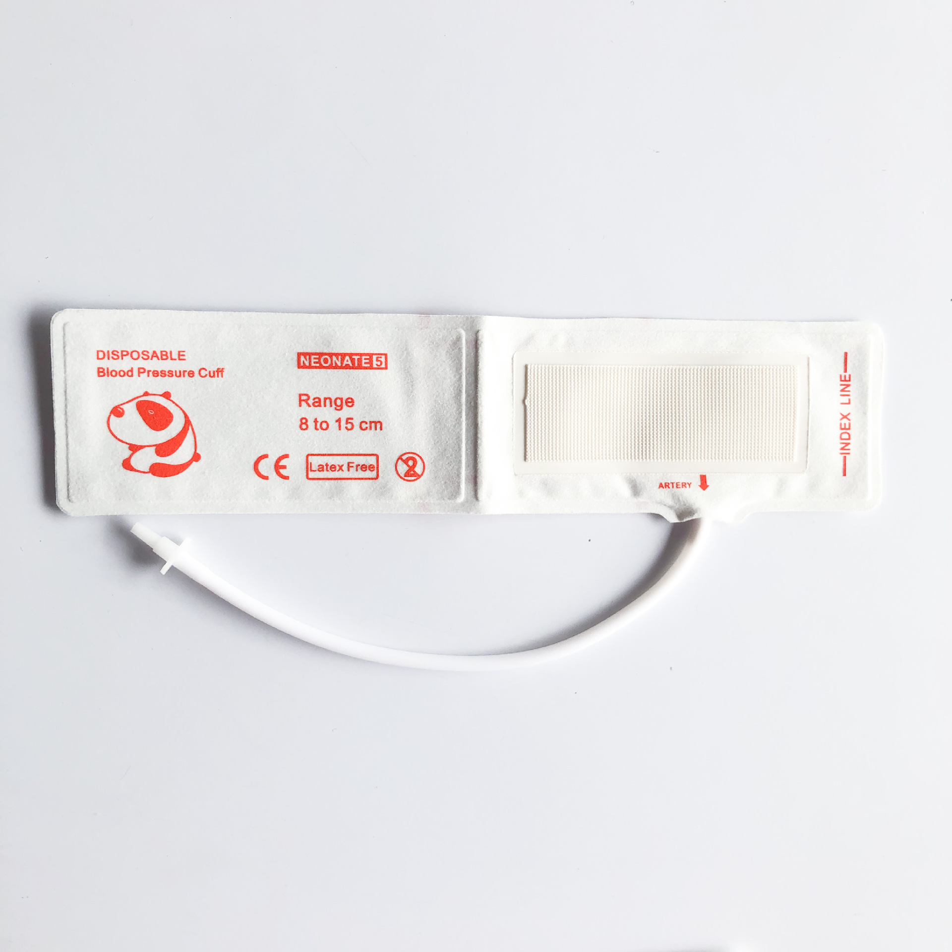 Animal Monitor Blood Pressure Cuff Animal Disposable White Non-Woven Fabric Monitoring Single Tube Cuff