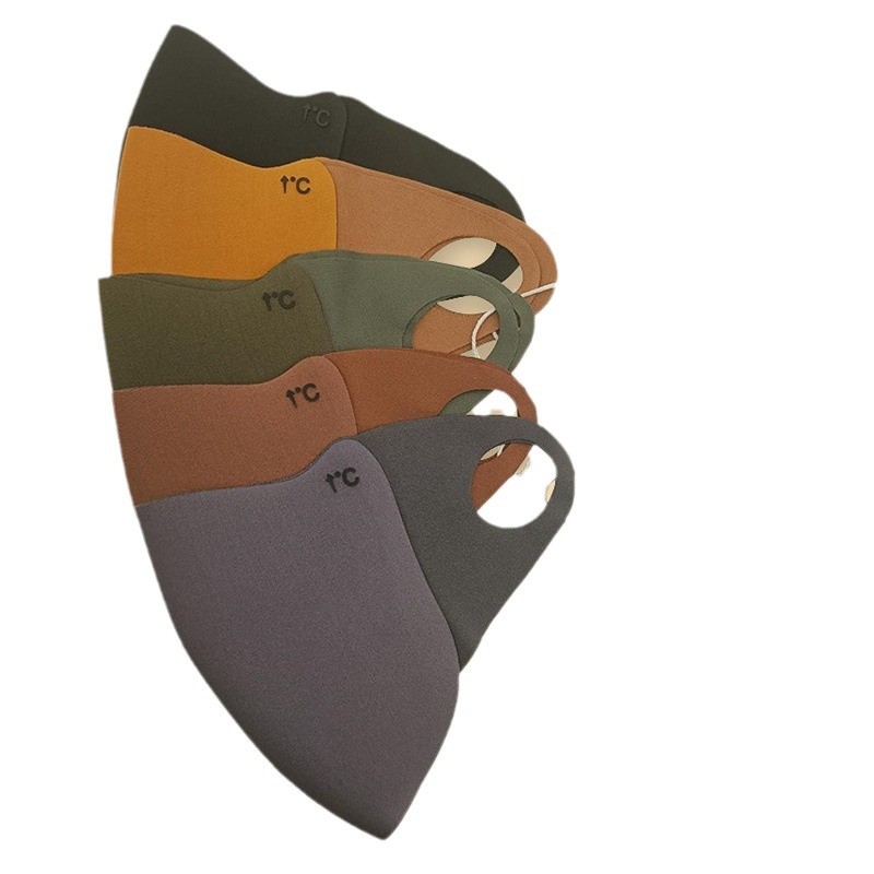 Winter Thickened Maillard Mask Warm Windproof Cold-proof No Traceless Face Small All-match Washable Eye Angle Mask