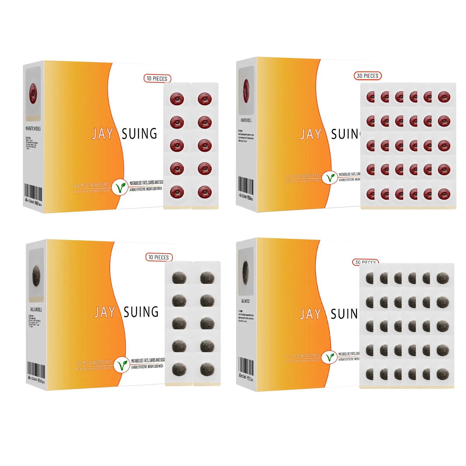 Jaysuing Herbal Slimming Belly Button Sticker Shaping Thin Belly Thigh Muscle Lazy Body Shaping Tight Belly Button Sticker