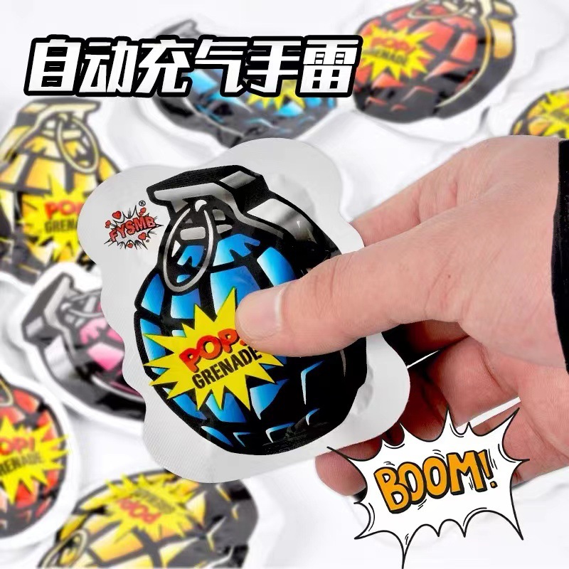 Self-explosive grenade New Year inflatable small fried bag prank self-explosive grenade toy New Year firecrackers