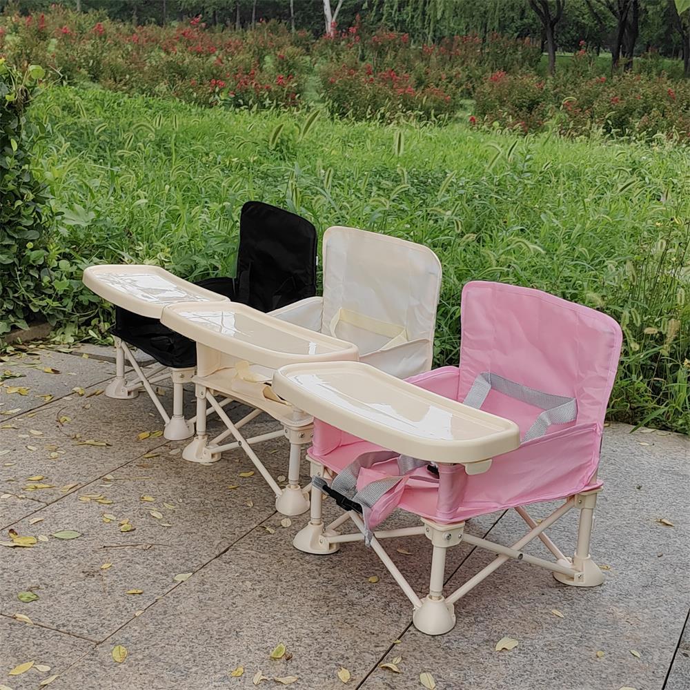 Baby Children's Baby's Outdoor Beach Camping Stool Portable Folding Photo Learning to Sit Baby's Seaside Dining Table