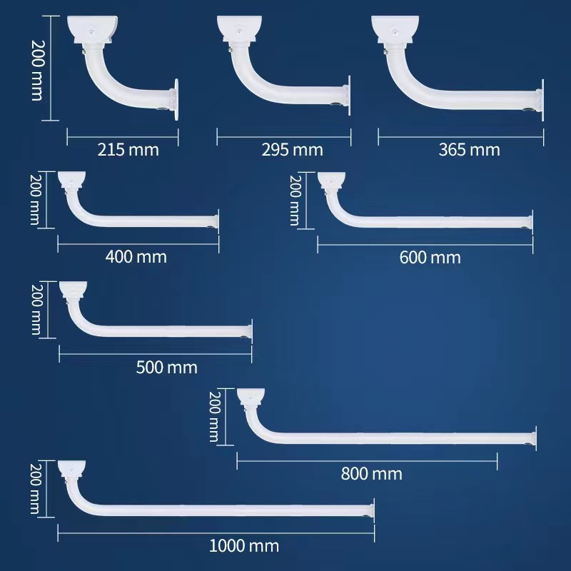 L-shaped elbow bracket thickened duckbill universal aluminum alloy camera Bolt bracket length optional