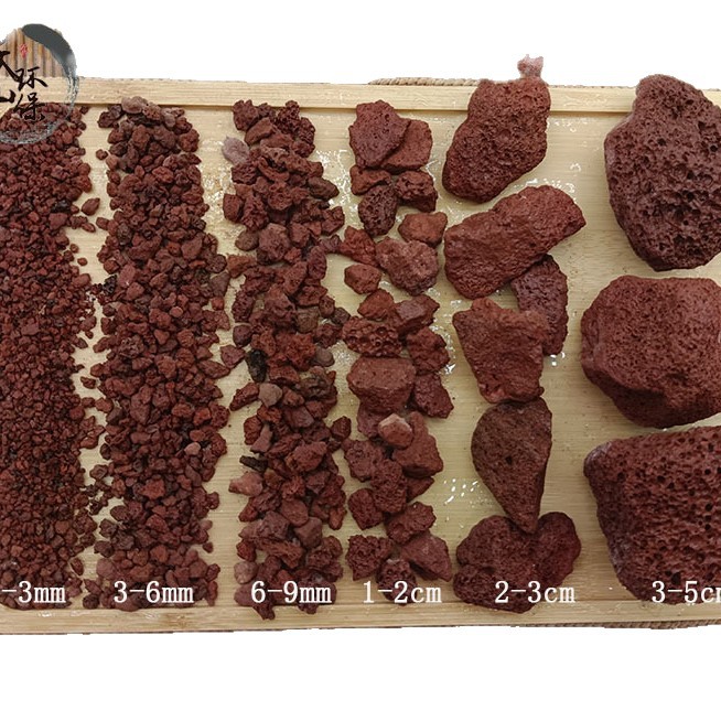 Red Volcanic Stone/Volcanic Rock Is Used for Seedling Cultivation and Soil Mixing, Potted Paving, Fish Tank Landscaping, Sewage Treatment Filter Material