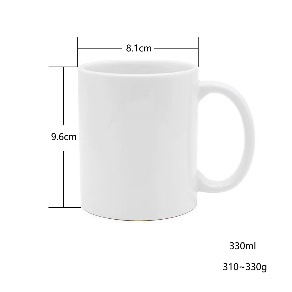 Sublimation Mug Water Cup Heat Transfer Ceramic Cup Blank Coated 11oz Cup Sublimationmug