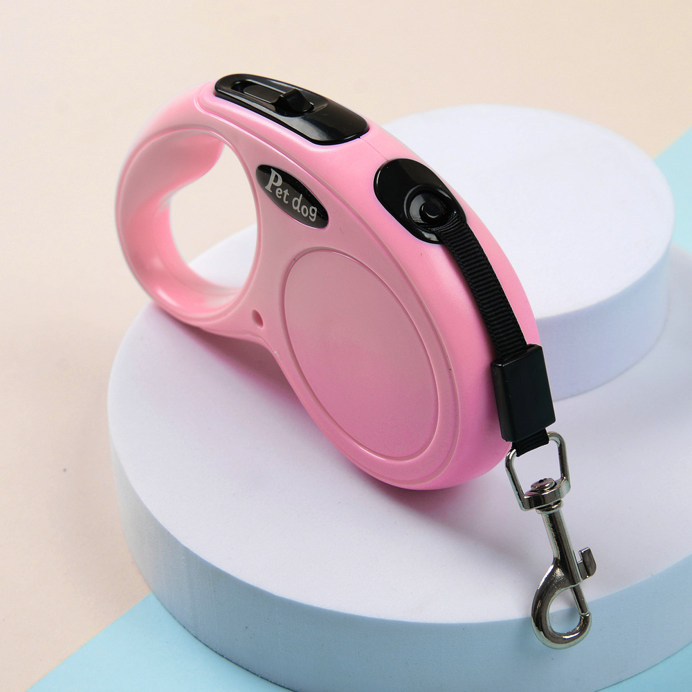 New Automatic Retractable Pet Leash Candy Color Dog Leash Small Size Dogs Walking Leash Pet Tractor