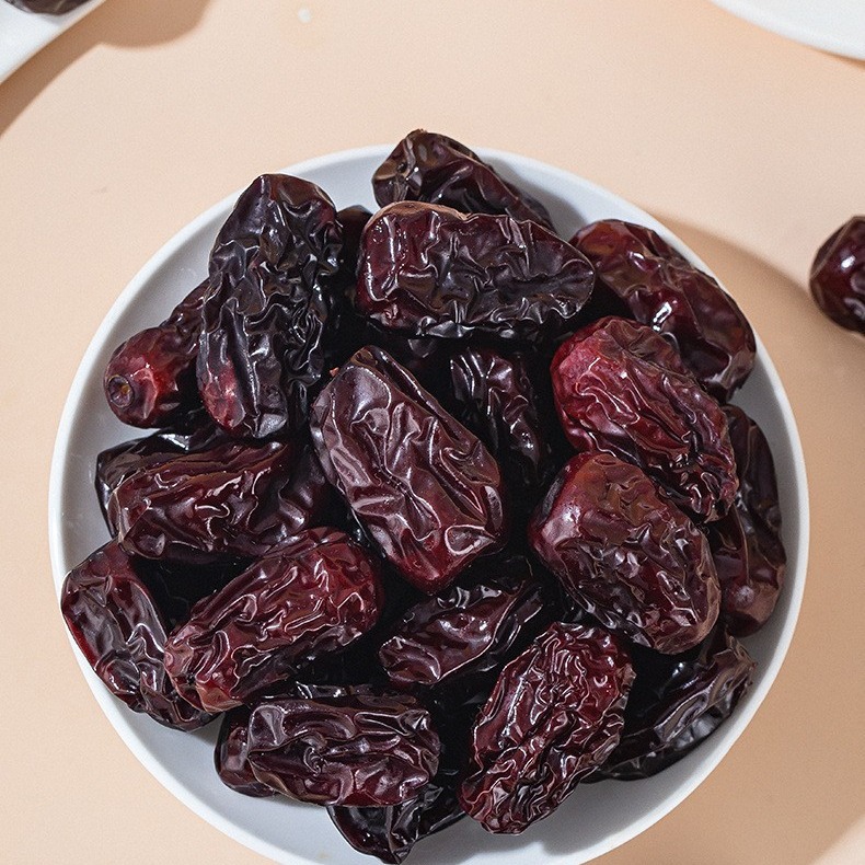 Yourentang Seedless Three-Steamed Three-Dried Red Dates Xinjiang Qihuo Seedless Dates Pregnant Women Health Care Hand-Steamed Red Dates 300g