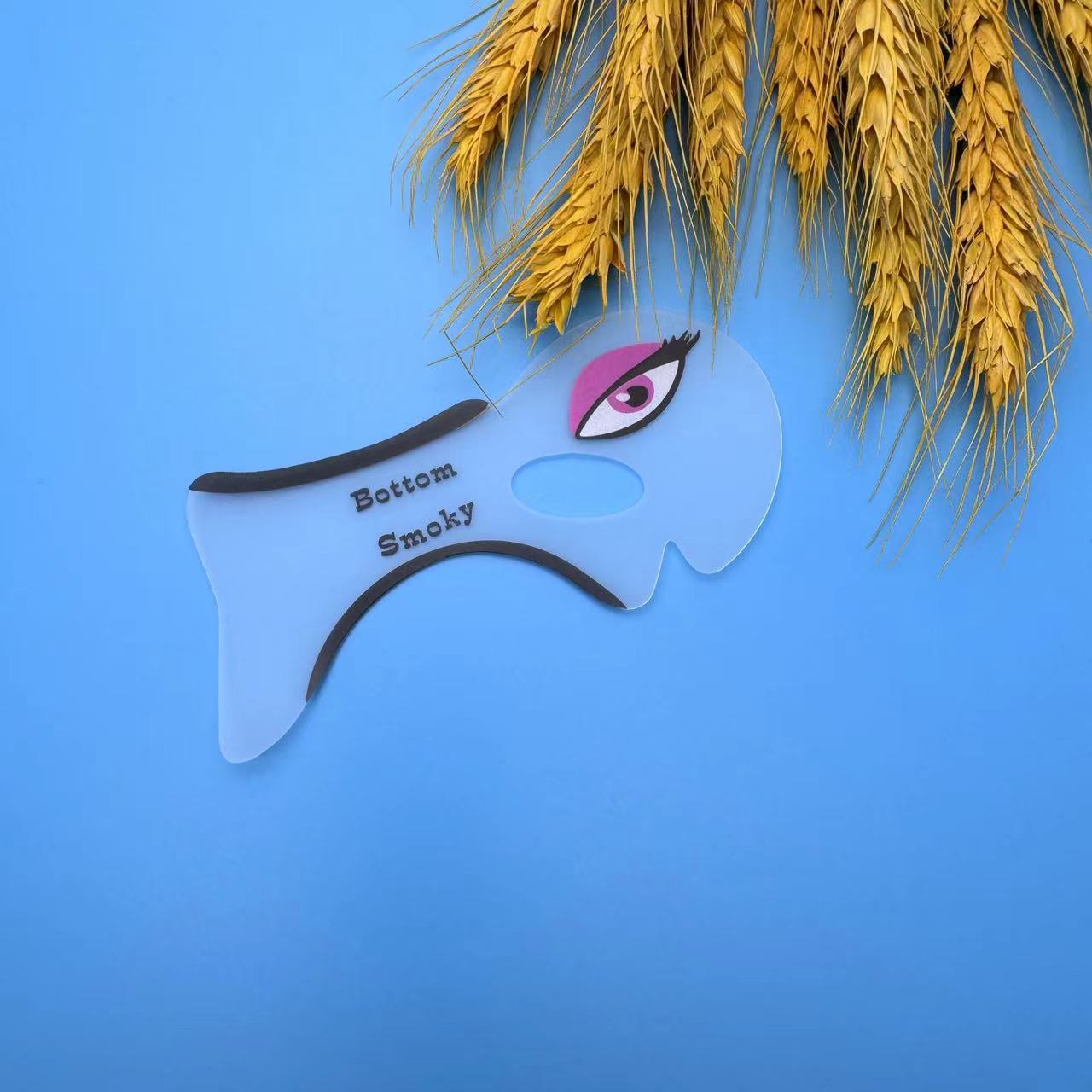 Eye shadow skin care tangible eyebrow shaping beauty makeup lazy eyebrow tool auxiliary tool in stock card eyebrow