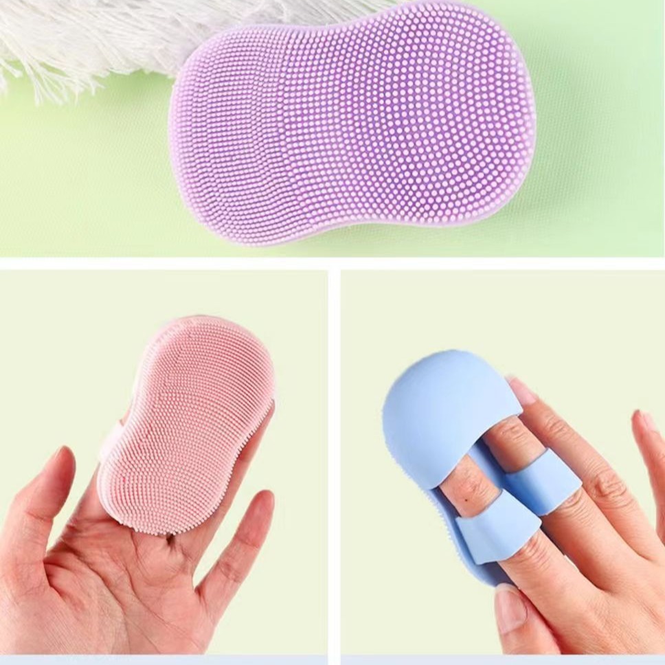 in stock and fast delivery Mini Finger Face Washing Brush Soft Hair Silicone Face Washing Brush Massage Makeup Remover Face Cleanser Face Washing Brush
