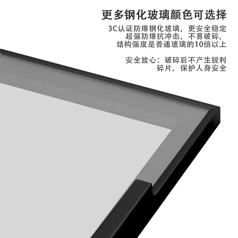 Factory 20 Minimalist Display Cabinet Glass Door Aluminum Material Very Narrow Aluminum Alloy Frame Light Luxury Wine Cabinet Wardrobe Glass Cabinet Door