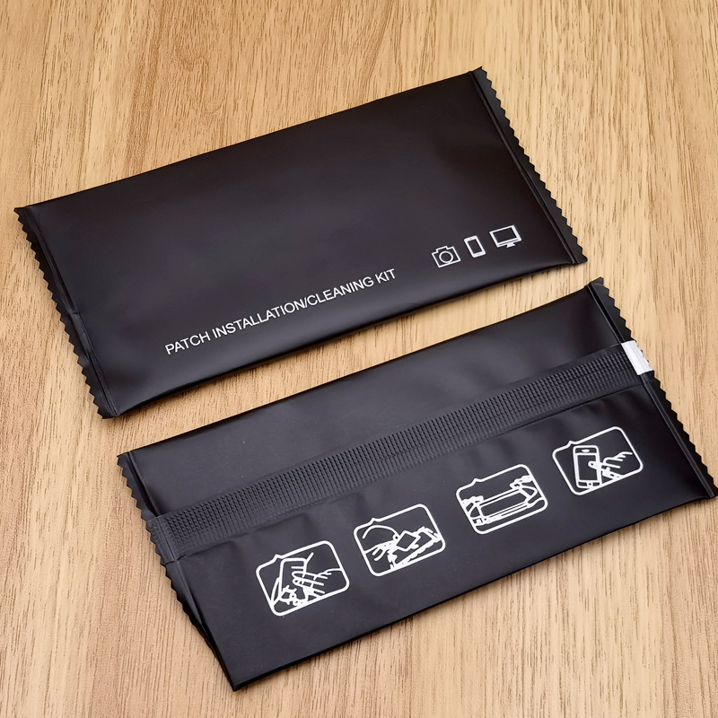 Hydrated film film kit with scratch card with cloth scraper cross-border mobile phone film cleaning tool set