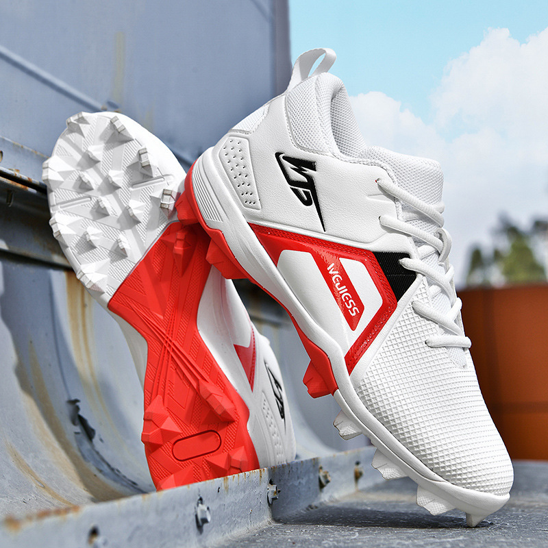 Football Shoes Olive Baseball Shoes Adult Baseball Shoes Softball Shoes Children's Rugby Shoes Competition Anti-slip Training Hard Glue