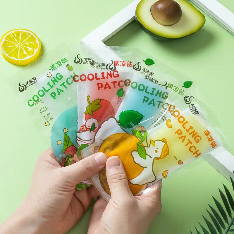 Vesley summer cooling price reduction ice cooling stickers cartoon student military training summer heat-proof cooling ice cooling stickers cooling stickers