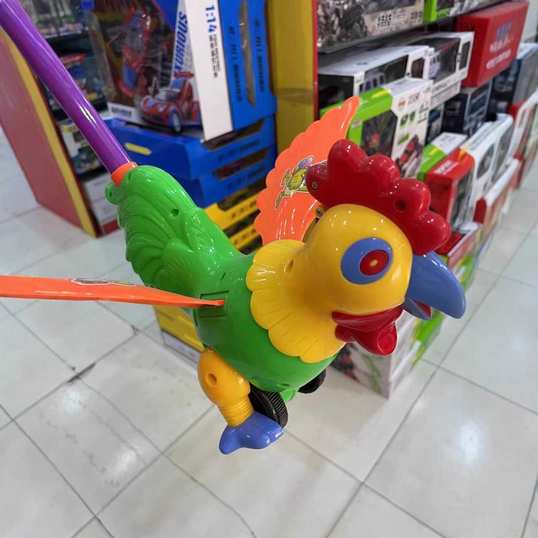 Children's Push Airplane Baby Toddler Trolley Toy Kindergarten Boys and Girls Push and Push Music Stall Toys