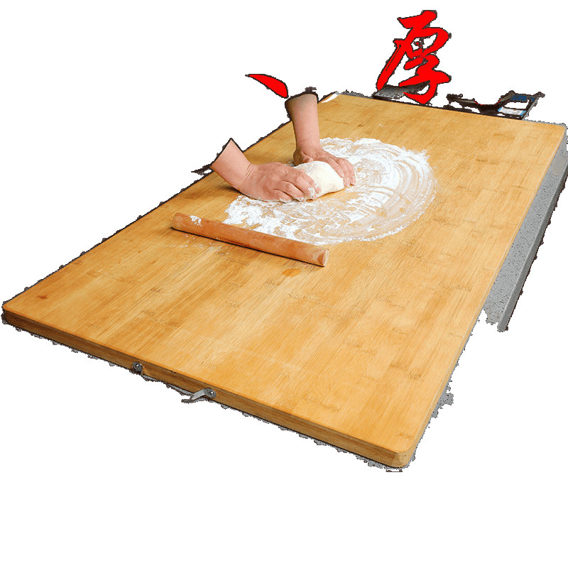 Large Household Bamboo Kneading Board Cutting Board Solid Wood Large Non-Stick Home Kneading Board