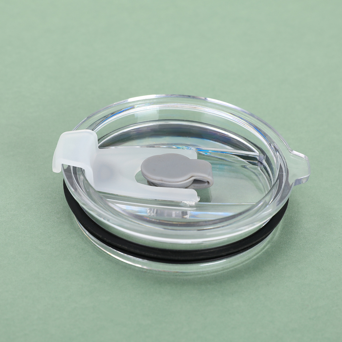 30oz Egg Cup Silicone Sealing Lid Accessible Luxury Portable Pp Push Lid Cup Lid Simple Pure Color Plastic Magnetic Lid