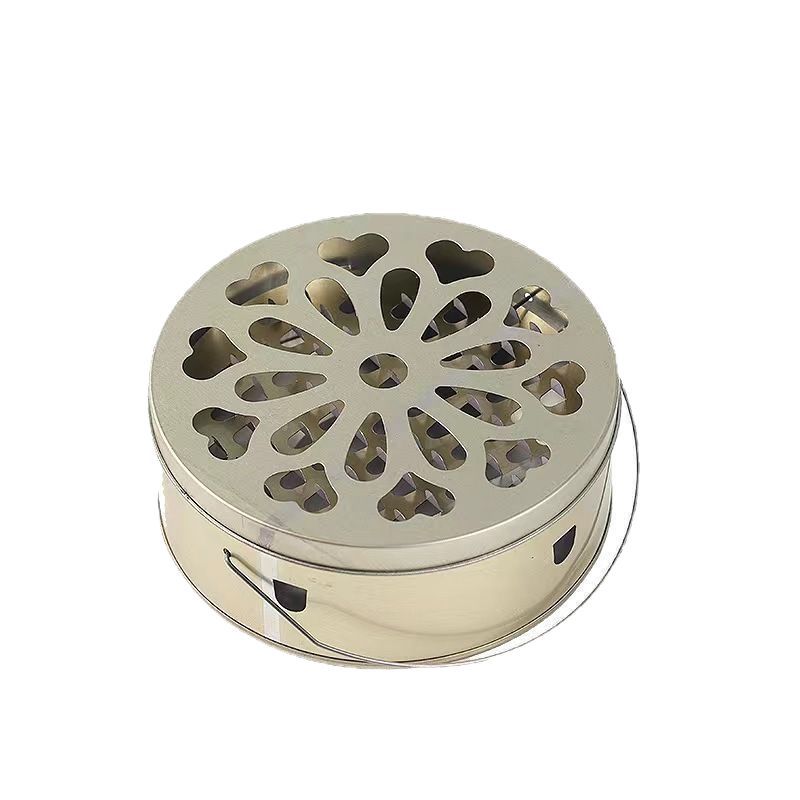 Adjustable Fire-Proof Mosquito-Repellent Incense Tray with Lid, Indoor and Outdoor Mosquito-Repellent Incense Tray, Windproof, Outdoor Portable Mosquito-Repellent Incense Box