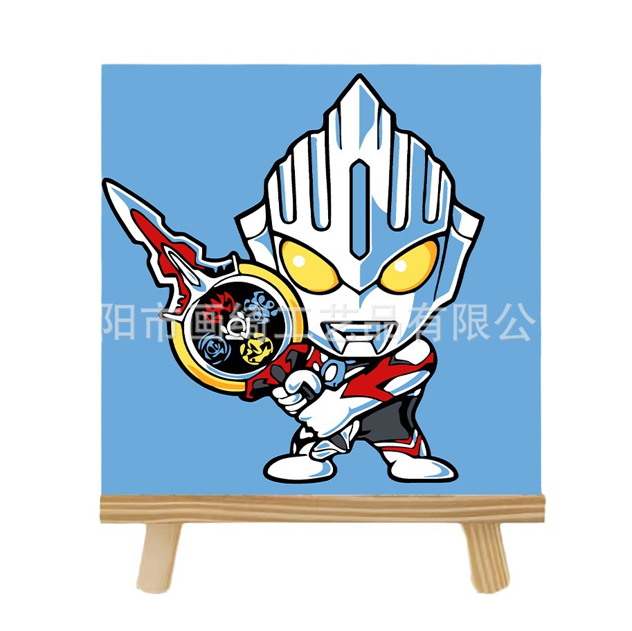 diy digital oil painting children's cartoon cartoon coloring handmade painting filling painting healing decorative painting factory wholesale