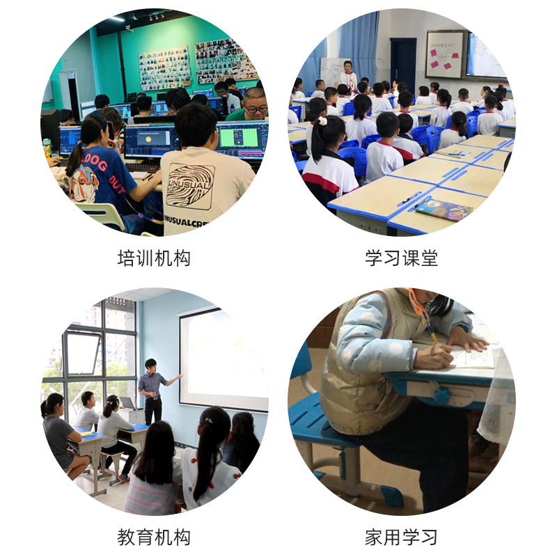 Primary and Secondary School Students' Desks and Chairs Lunch Break Adjustable Learning Desks and Chairs Reclining Foldableable School Desks and Chairs Wholesale
