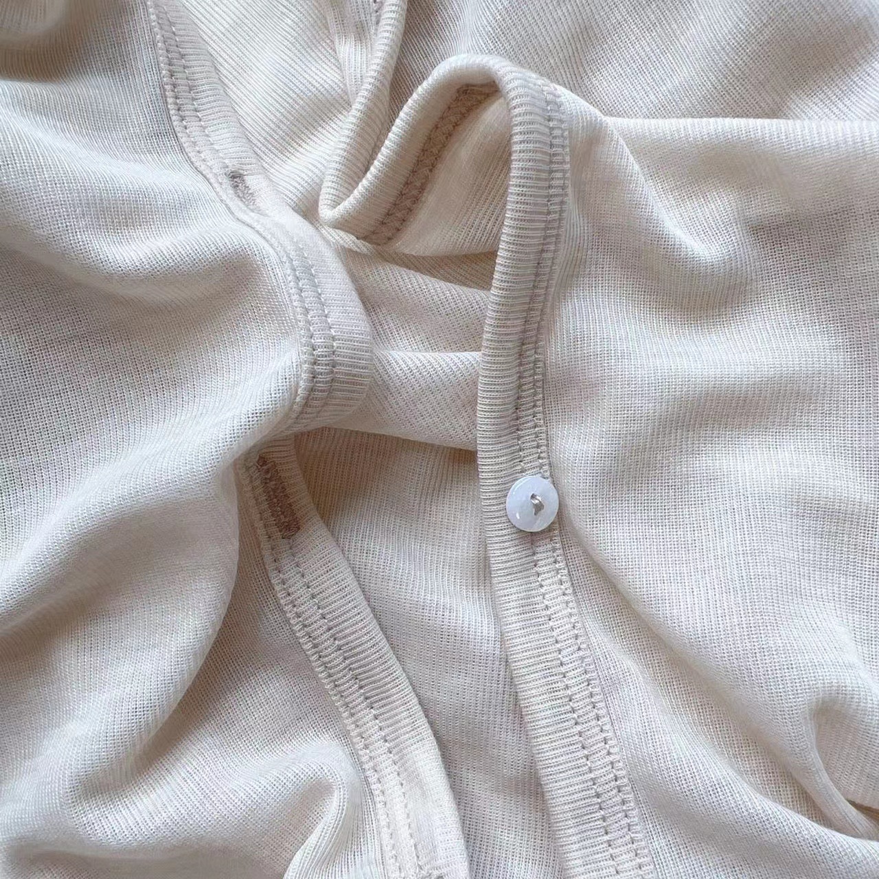 [Yun Palace Authentic] Lyocell Tencel Cardigan Women's 2025 Spring and Summer New Sun Protection Tops Thin Long-Sleeved Top