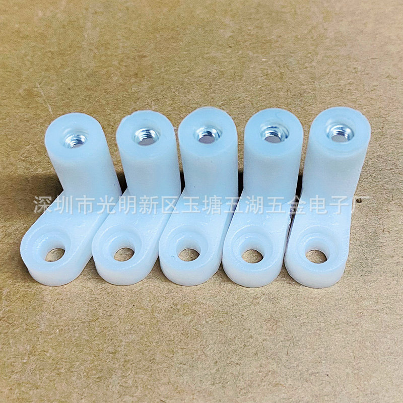 Motherboard fixed foot L foot plastic 7-shaped computer board pad high foot right angle fixed L foot bracket insulation foot pad