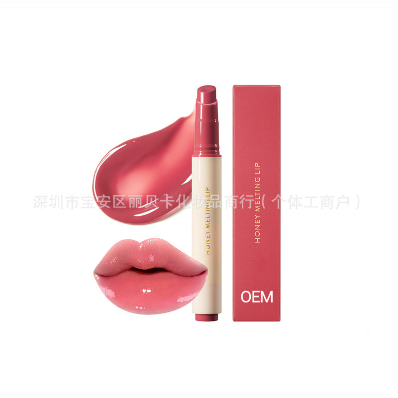 Foreign trade factory labeling production of all English ceramide watermelon lip balm 0EM Amazon cross-border export