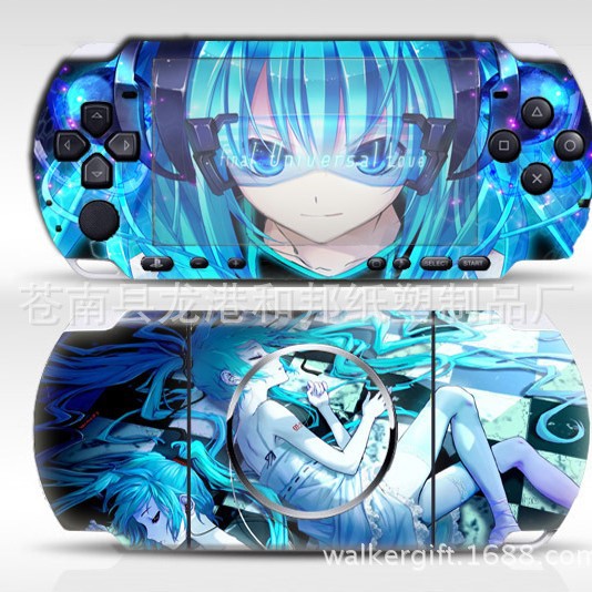 Наклейки для PSP3000, бесшовная пленка, цветные наклейки в наличии