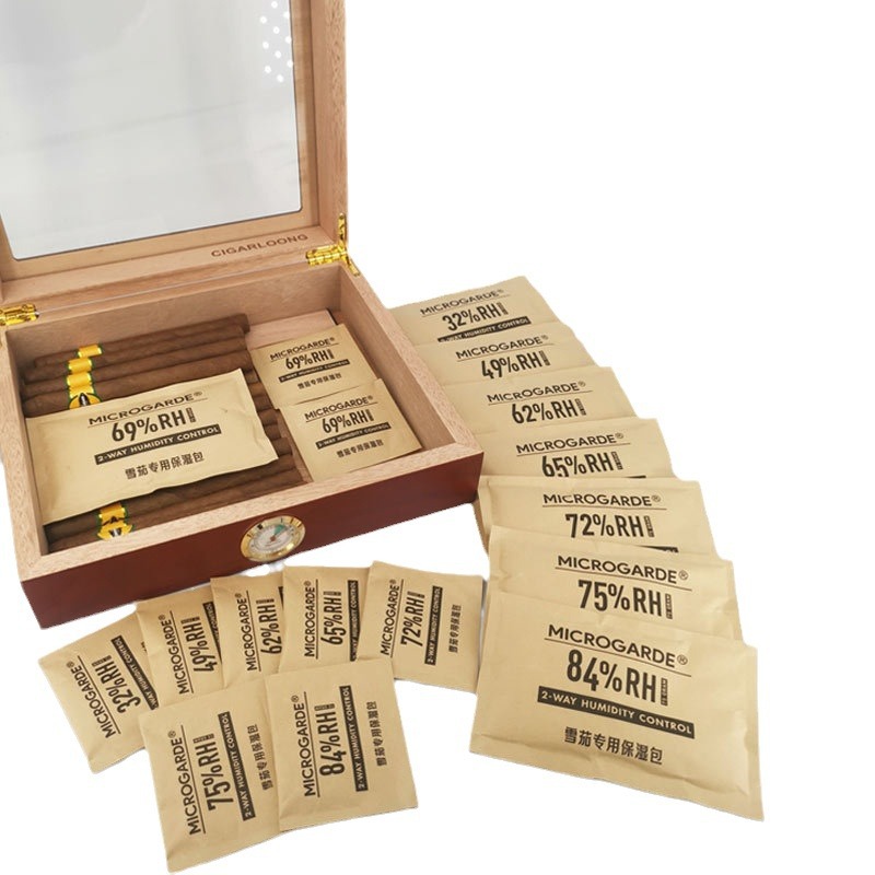 Daily Cigar Humidification Bag Two-Way Humidification 69 Pack Humidification Control Bag 10g Cigar Humidification Bag Humidification Bag Humidification Bag