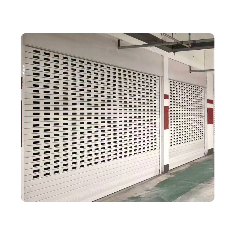 Garage Aluminum Alloy Rolling Shutter Door Manufacturer Remote Control Aluminum Alloy Rolling Shutter Door Villa Luxury Aluminum Alloy Electric Rolling Shutter Door