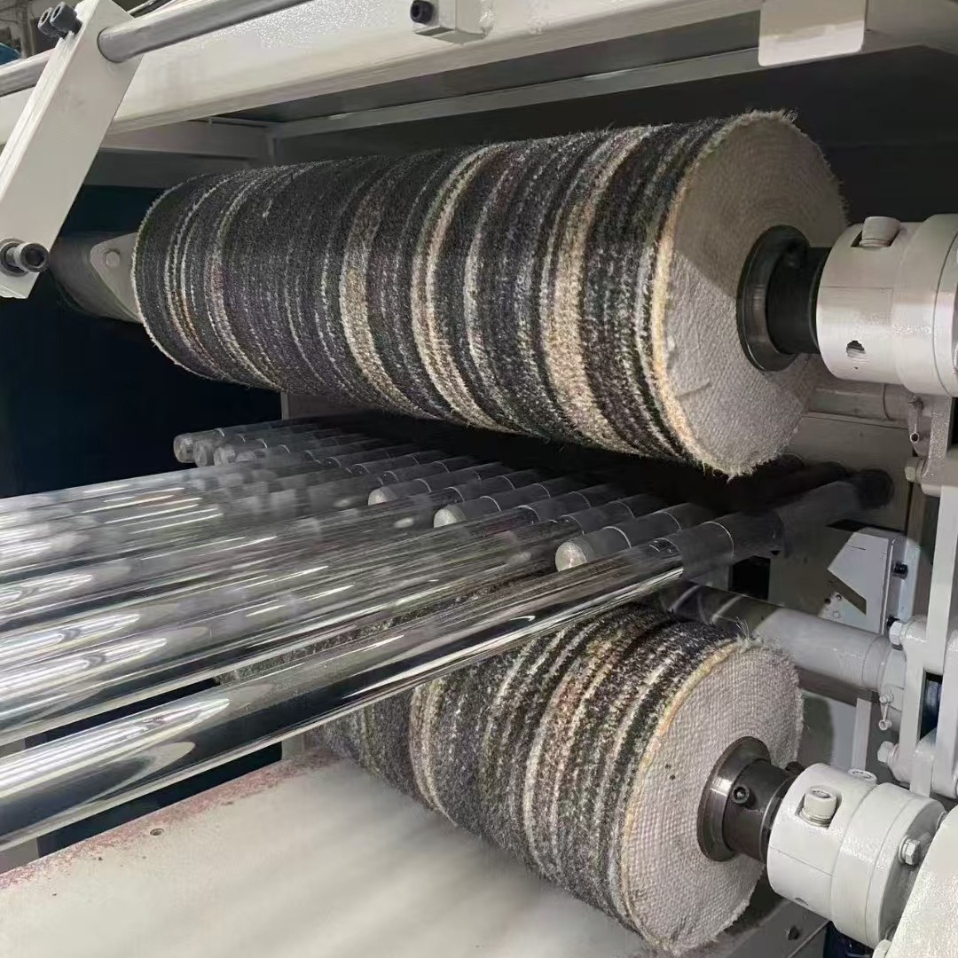 99% New Straight Grain Automatic Round Tube Polishing Machine Square Tube Automatic Polishing Machine Explosion-Proof Device