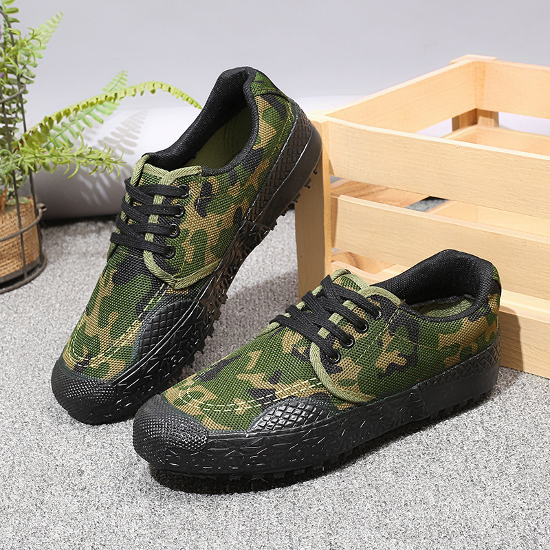Factory Direct Sales Training Shoes, Liberation Shoes, Men's and Women's Military Training Shoes, Labor Protection Shoes, Non-Slip and Wear-Resistant Construction Site Work Shoes, Migrant Workers' Shoes