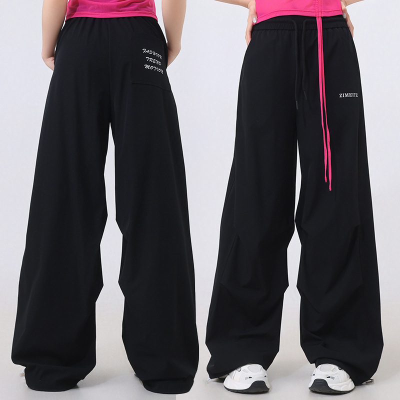 Paratrooper Loose Scimitar New Quick-Drying Square Sweatpants Shuffle Jazz Dance American Summer 2507