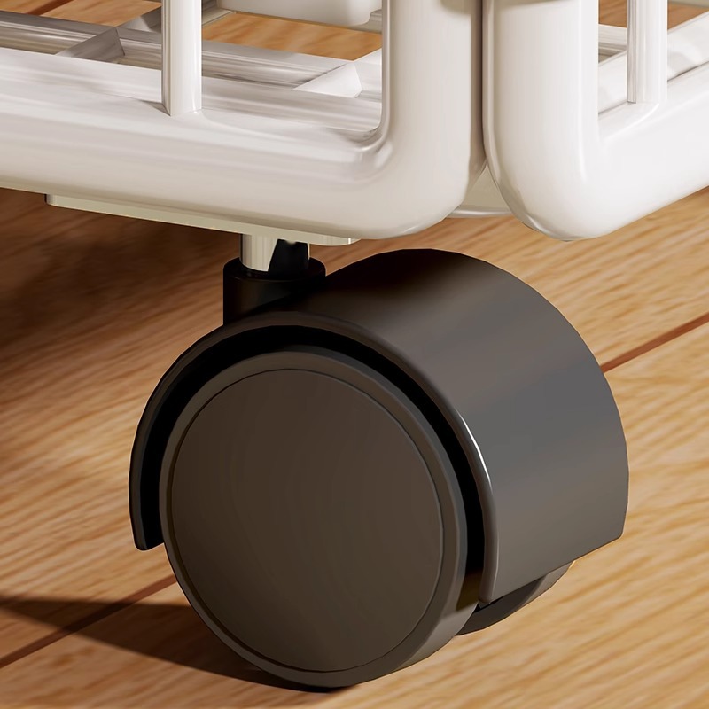 Under-Table Storage Rack Snack Bag Storage Simple Book Storage Box Wheeled Trolley Office Under-Table Bag